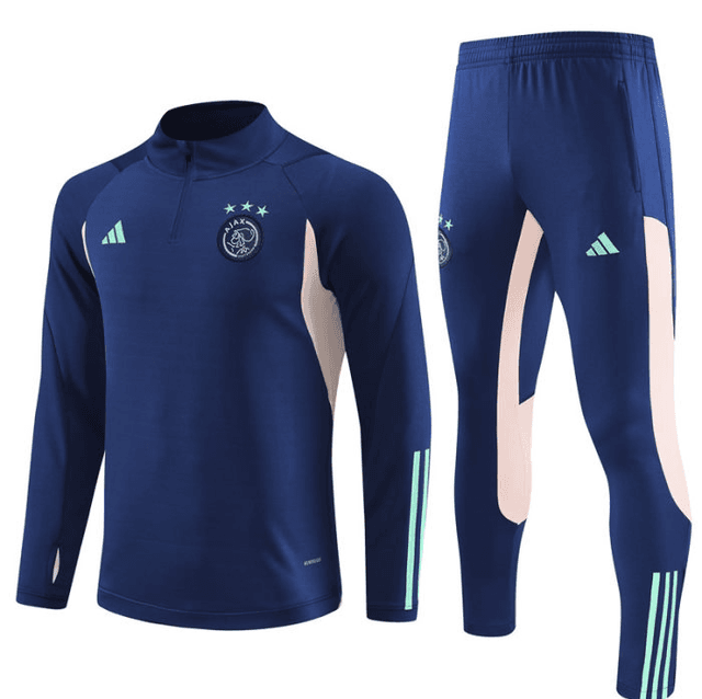 Adulte AFC Ajax 2023-2024 Quick Dry Casual bleu