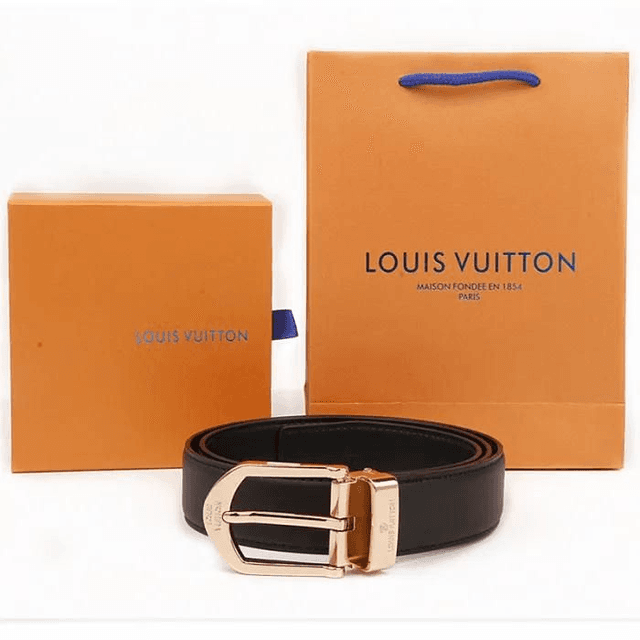 Ceinture LS VN pour femme avec boucle gravée 